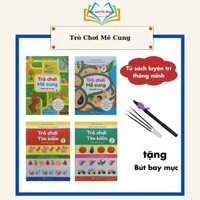 Sách rèn luyện trí thông minh - Trò chơi mê cung và tìm kiếm 4 quyển