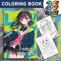 Sách, Sách tô màu cô gái sinh viên Anime | Cô gái ngọt ngào, Phong cách hợp thời trang mới nhất, Thư giãn giải nén, Sáng tạo cảm hứng, Tăng cường sự tập trung, Lựa chọn quà tặng ngày lễ hoàn hảoSách phác thảo giới trẻ