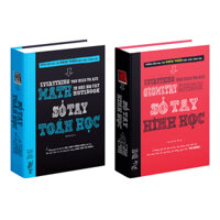 Sách Sổ tay hình học và Sổ tay toán học Sách toán lớp 4 đến lớp 12 Bìa cứng 2 cuốn - Á Châu Books #huongbook