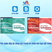 Sách - Solutions Elementary , Pre intermediate - Third Edition - Bộ 2 quyển - có file nghe, đáp án