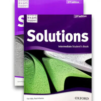 Sách - Solutions Intermediate Student's Book And Work Book 2nd Edition