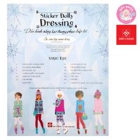 Sách Sticker Bóc Dán Quần Áo Búp Bê Cho Bé Gái - Sticker Dolly Dressing - Đinh Tị - Bộ sưu tập mùa đông