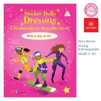 Sách Sticker Bóc Dán Quần Áo Búp Bê Cho Bé Gái - Sticker Dolly Dressing - Đinh Tị - Những cô nàng can đảm