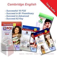 Sách - Succeed A2 Key, Succeed in B1 Premilinary, Successful FCE, Successful CAE - Kèm Audio