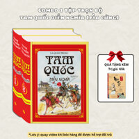 Sách - Tam quốc diễn nghĩa (bộ 2 tập, bìa cứng) (kèm quà tặng)