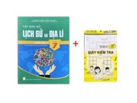 Sách - Tập bản đồ Lịch Sử và Địa Lí Lớp 7  Phần Địa lí