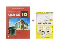 Sách - Tập bản đồ và tư liệu lịch sử lớp 10  Theo chương trình GDPT 2018