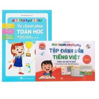 Sách - Tập Đánh Vần Tiếng Việt + Bé Chinh Phục Toán Học Cho Bé 4-6 Tuổi (Bộ 2 Cuốn)