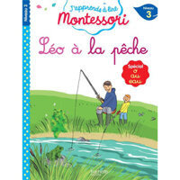 Sách tập đọc tiếng Pháp Montessori niveau 3 - Léo à la pêche