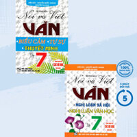 Sách Tham Khảo - Combo Hướng Dẫn Nói Và Viết Ngữ Văn Lớp 7 (Biên Soạn Theo Chương Trình GDPT Mới) (Bộ 2 Cuốn) - HA