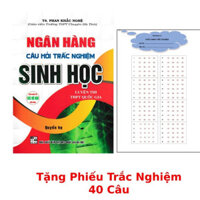 Sách Tham Khảo - Ngân Hàng Câu Hỏi Trắc Nghiệm Sinh Học - Quyển Hạ + Tặng Phiếu Trắc Nghiệm 40 Câu - HA