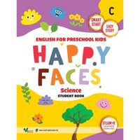 Sách Tiếng Anh mẫu giáo cho trẻ từ 5 đến 6 tuổi Happy Faces Level C (lẻ 3 môn)