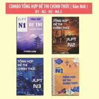 Sách Tiếng Nhật - Combo Tổng Hợp Đề Thi Chính Thức N1-N2-N3-N5.4 ( Lẻ Tùy Chọn )