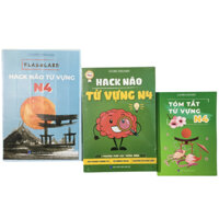 Sách Tiếng Nhật - Hack Não Từ Vựng N4 :Combo 3 cuốn ( Tặng Bút + Hộp Đựng)