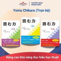 Sách tiếng Nhật - Luyện Đọc hiểu tiếng Nhật Yomu Chikara Trọn bộ 3 cuốn (Lẻ+Combo)