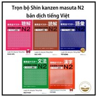 Sách tiếng Nhật - Luyện thi N2 Shin kanzen masuta (Trọn bộ)