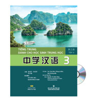 Sách - Tiếng Trung dành cho học sinh trung học – Tập 3+DVD tài liệu