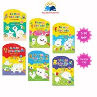 Sách - Tô Màu Bóc Dán 100 Stickers Song Ngữ Anh - Việt Cho Bé Từ 2-10 Tuổi  Bộ 6 cuốn  - Phương tiện giao thông