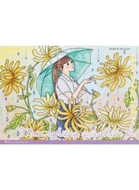 Sách Tô Màu Chữa Lành - Hạt Tinh Khôi - Mưa Nghiêng Qua Phiến Lá