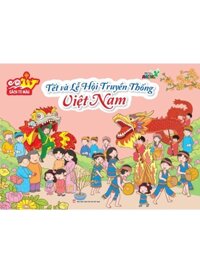 Sách Tô Màu Chữa Lành - Tết Và Lễ Hội Truyền Thống Việt Nam