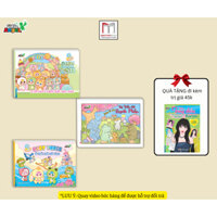 Sách Tô màu - Combo 3c Baby Three 12 con giáp, Baby Three Ở Thế Giới Cổ Tích, Thị Trấn Nhỏ Hạnh Phúc(kèm quà tặng)