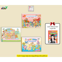 Sách tô màu -  Combo 3c Tết và Lễ Hội Truyền Thống, Baby Three 12 Con Giáp,  Baby Three Ở Thế Giới Cổ Tích(kèm quà tặng)