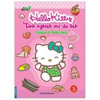 Sách Tô Màu Dán Hình Sticker - Hello Kitty Tinh Nghịch Mê Du Lịch - Châu Á Tươi Đẹp