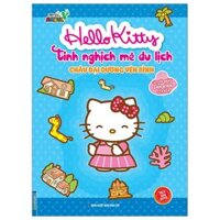 Sách Tô Màu Dán Hình Sticker - Hello Kitty Tinh Nghịch Mê Du Lịch - Châu Đại Dương Yên Bình
