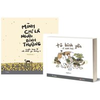 Sách Tô Màu - Lẻ tùy chọn Tô bình yên vẽ hạnh phúc và Mình chỉ là người bình thường  - Mình là ng.binh thuo