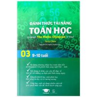 Sách Toán - Đánh Thức Tài Năng Toán Học 03  9 - 10 tuổi  - Là Sách Song Ngữ  Việt  Anh Giúp Trẻ Vừa Học Toán Vừa Ôn Luyện Tiếng Anh, Dành Cho Học Sinh Lớp 3, Lớp 4 - Á Châu Books, Bìa Cứng, In Màu
