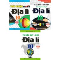 Sách Tổng Hợp - Combo học tốt địa lí lớp 10 (dùng chung cho các bộ sgk theo chương trình gdpt mới) (bộ 3 cuốn) (HA)