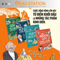 Sách: TRI THỨC KINH ĐIỂN bằng tranh: Nguồn Gốc Các Loài + Tư Bản + Của Cải Của Các Dân Tộc + Lịch Sử Tự Nhiên (Bộ/Lẻ 4c)