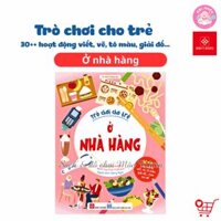 Sách - Trò chơi cho trẻ (30++ hoạt động viết, vẽ, tô màu, giải đố... theo chủ đề) - Đinh Tị Books