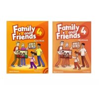 Sách- (Trọn bộ 2 cuốn) Family And Friends 4 (Class Book + WorkBook)