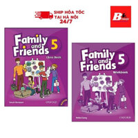 Sách - Trọn bộ 2 cuốn Family And Friends 5 (Class Book + WorkBook) Tặng Kèm Bookmark