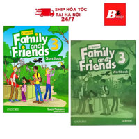Sách - (Trọn Bộ 2 cuốn) Tiếng Anh- Family And Friends 3- 2nd Edition (WB + SB) Tặng Kèm Bookmark