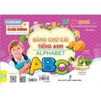 Sách - Trọn bộ 8 cuốn Flashcard Thế giới quanh em - Giáo dục theo phương pháp Glenn Doman - Bảng Chữ Cái Tiếng Anh