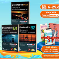 Sách Trọn Bộ Giáo Trình Destination Grammar & Vocabulary B1, B2, C1&C2 (Kèm Đáp Án) Lẻ/combo