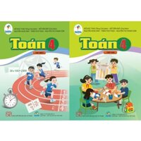 Sách -  Trọn Bộ Toán Lớp 4 Sách Giáo Khoa Và Bài Tập - Cánh Diều - Tái Bản Mới Nhất