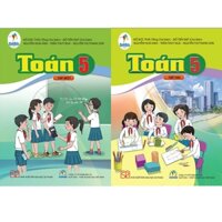 Sách - Trọn Bộ Toán Lớp 5 Sách Giáo Khoa + Bài Tập - Cánh Diều