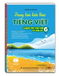 Sách - Trọng tâm kiến thức tiếng việt luyện thi vào lớp 6 tập 1 có đáp án