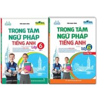 Sách - Trọng tâm ngữ pháp tiếng anh lớp 6 (Combo 2 tập)