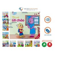 Sách - Truyện tranh kỹ năng giao tiếp ứng xử cho bé 2+ song ngữ Việt Anh (có file âm thanh) -Trọn bộ 10 cuốn