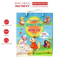 Sách - Truyện tranh kỹ năng giao tiếp ứng xử cho bé song ngữ Việt Anh (Bộ 10 quyển)