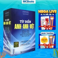Sách - Từ Điển Anh Anh Việt Phiên Bản Bìa Mềm Màu Xanh - Giải Nghĩa Đầy Đủ Ví Dụ Phong Phú