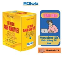 Sách - Từ Điển Anh Anh Việt Phiên Bản Bìa Cứng Màu Vàng - Giải Nghĩa Đầy Đủ Ví Dụ Phong Phú