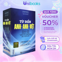 Sách - Từ Điển Anh Anh Việt Phiên Bản Bìa Mềm Màu Xanh - Giải Nghĩa Đầy Đủ Ví Dụ Phong Phú