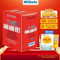 Sách - Từ Điển Anh Anh Việt Phiên Bản Bìa Cứng Màu Đỏ - Giải Nghĩa Đầy Đủ Ví Dụ Phong Phú