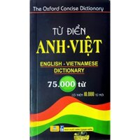 Sách Từ điển Anh - Việt 75.000 từ có thêm 10.000 từ mới - NXB Thanh Niên