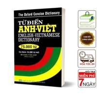 Sách - Từ Điển Anh việt 75000 Từ (Có Thêm 10000 Từ Mới)